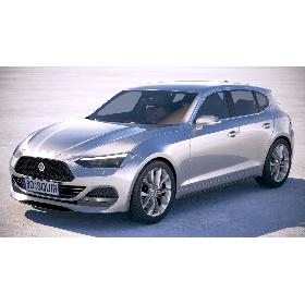 Generic Hatchback 2018 3D model